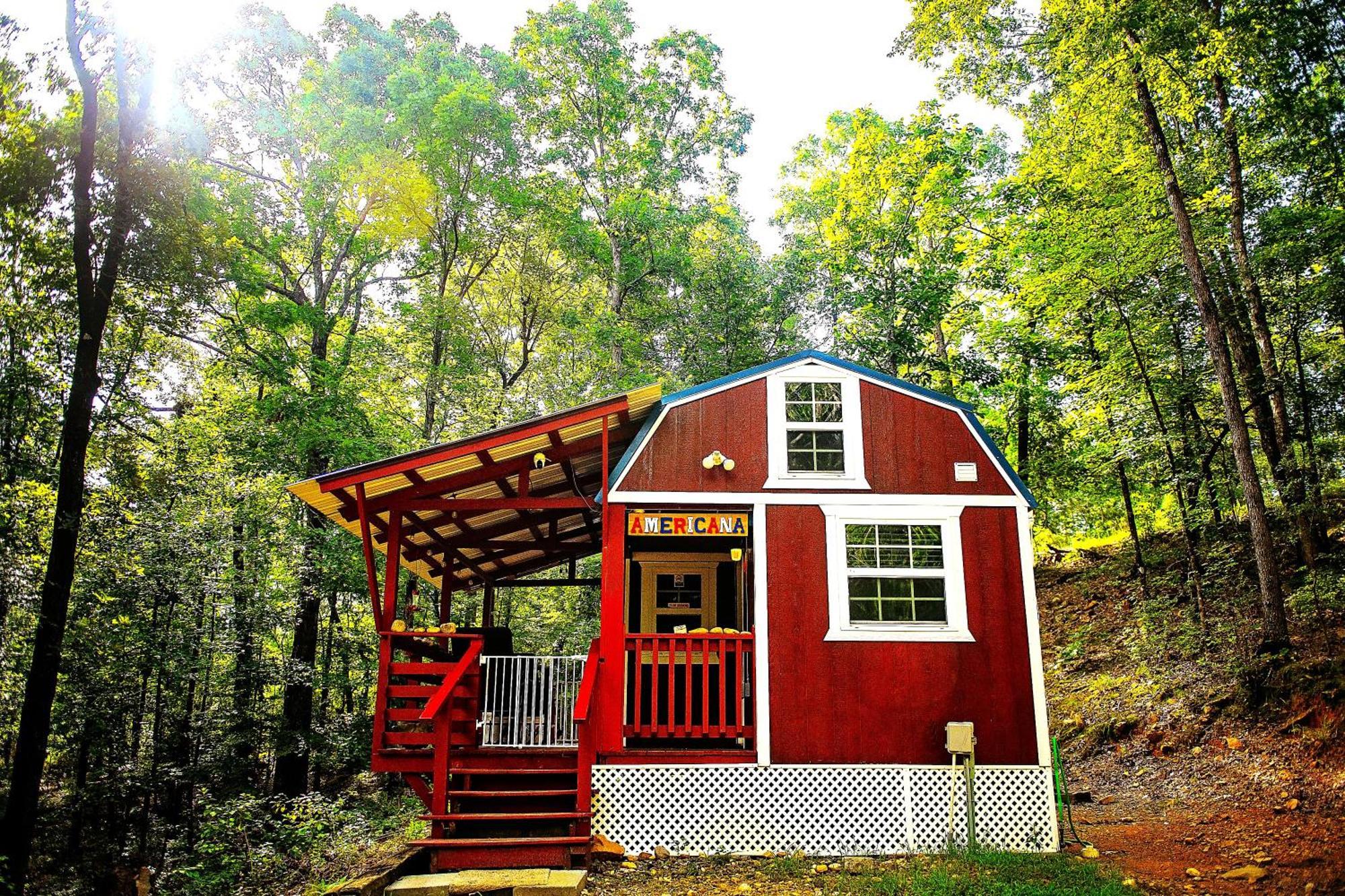 The Americana - Parker Creek Bend Cabins Murfreesboro Bagian luar foto