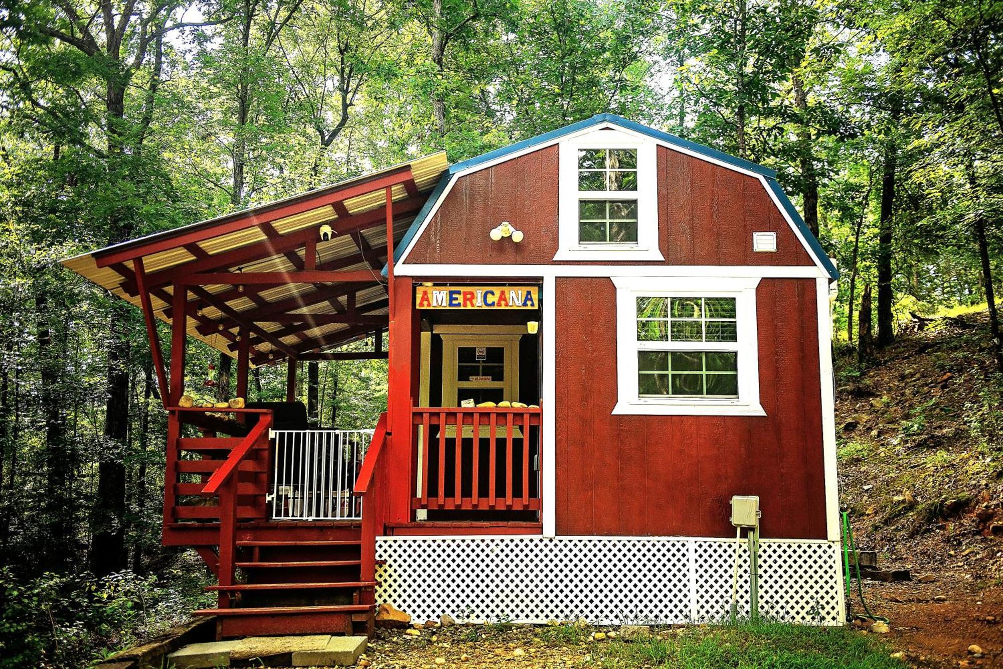 The Americana - Parker Creek Bend Cabins Murfreesboro Bagian luar foto