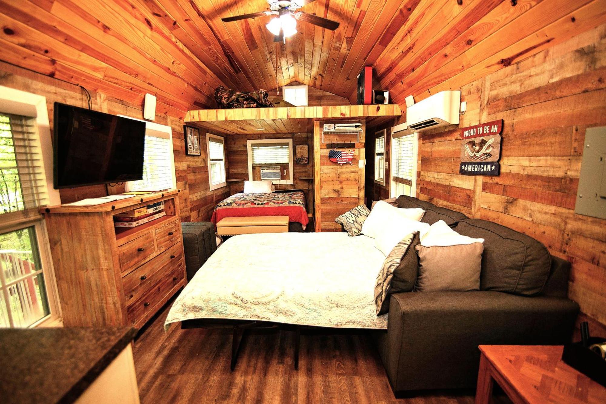 The Americana - Parker Creek Bend Cabins Murfreesboro Bagian luar foto
