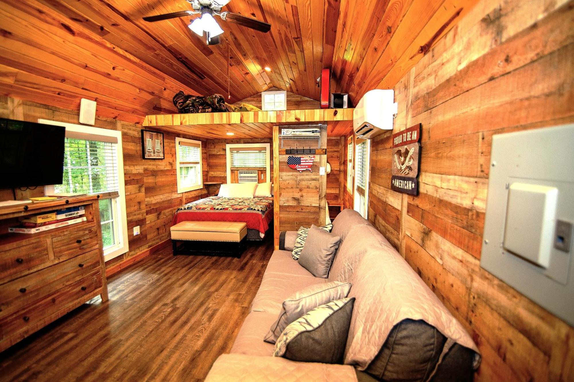 The Americana - Parker Creek Bend Cabins Murfreesboro Bagian luar foto